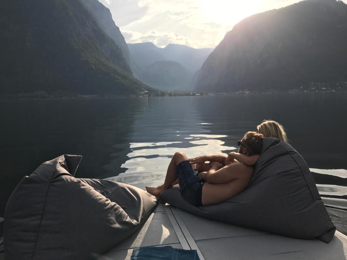Glueck Am See - Apartment Mit Seezugang 할슈타트 외부 사진