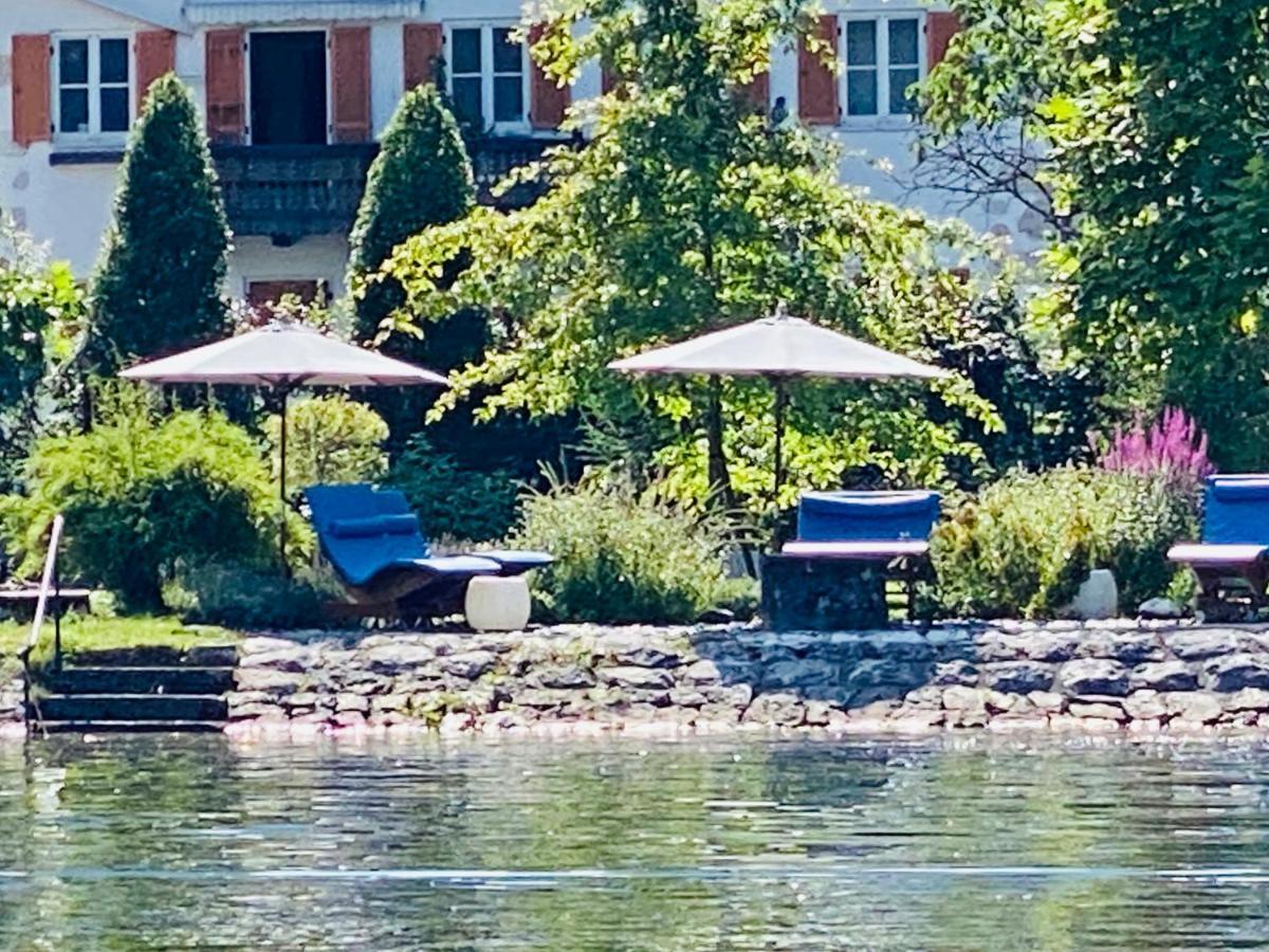 Glueck Am See - Apartment Mit Seezugang 할슈타트 외부 사진